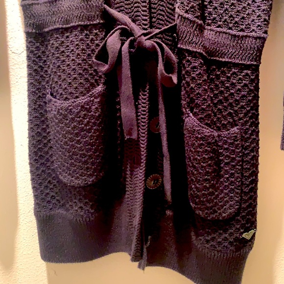 βͺοΈRoxyβͺοΈ Sweater with Hood - Picture 3 of 7